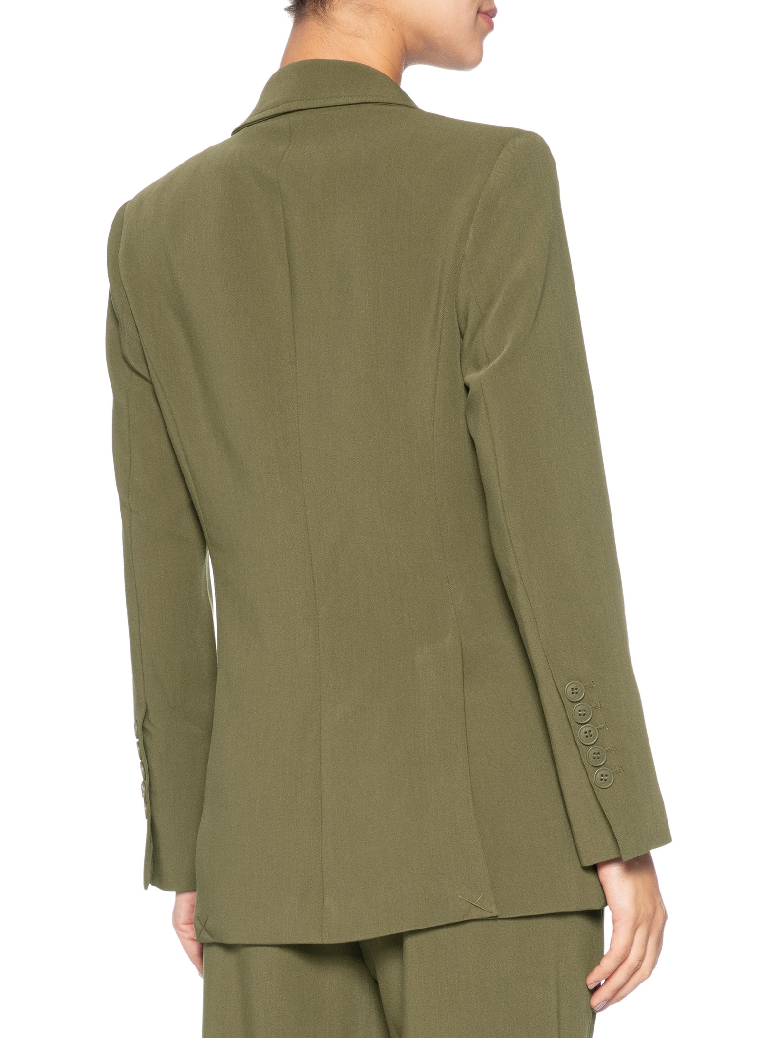 Blazer Feminino Slim Voyage Verde Animale