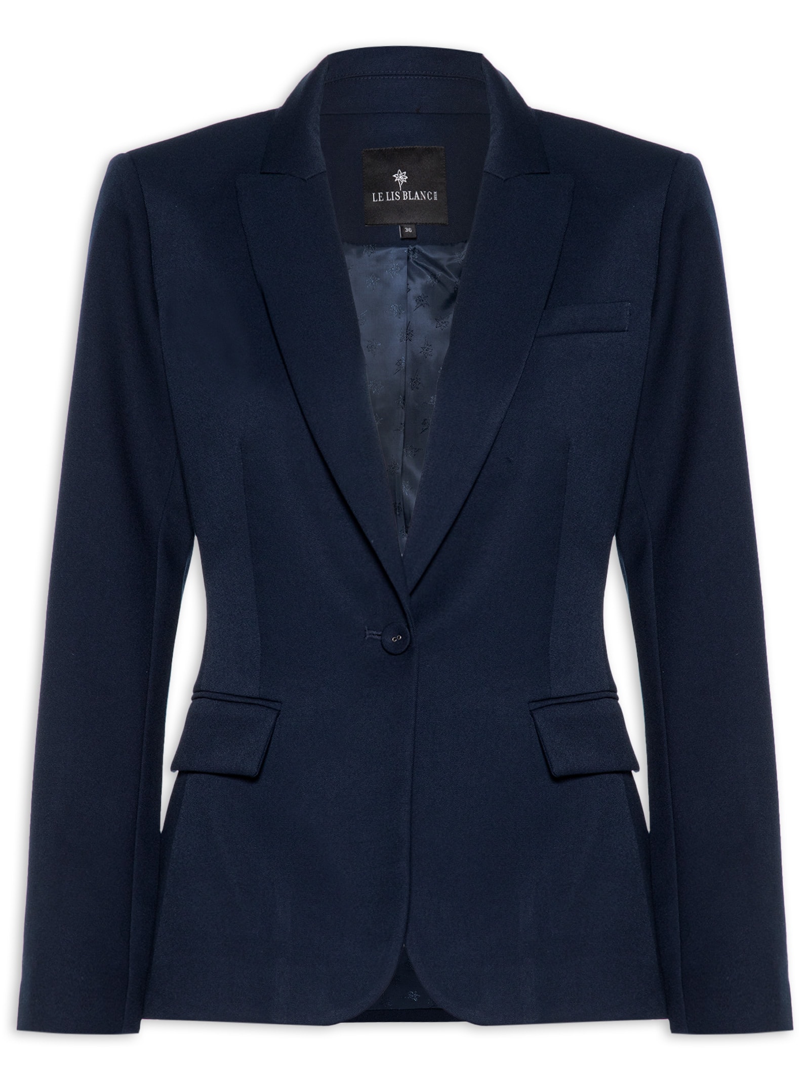 Blazer Feminino Stella Azul Le Lis