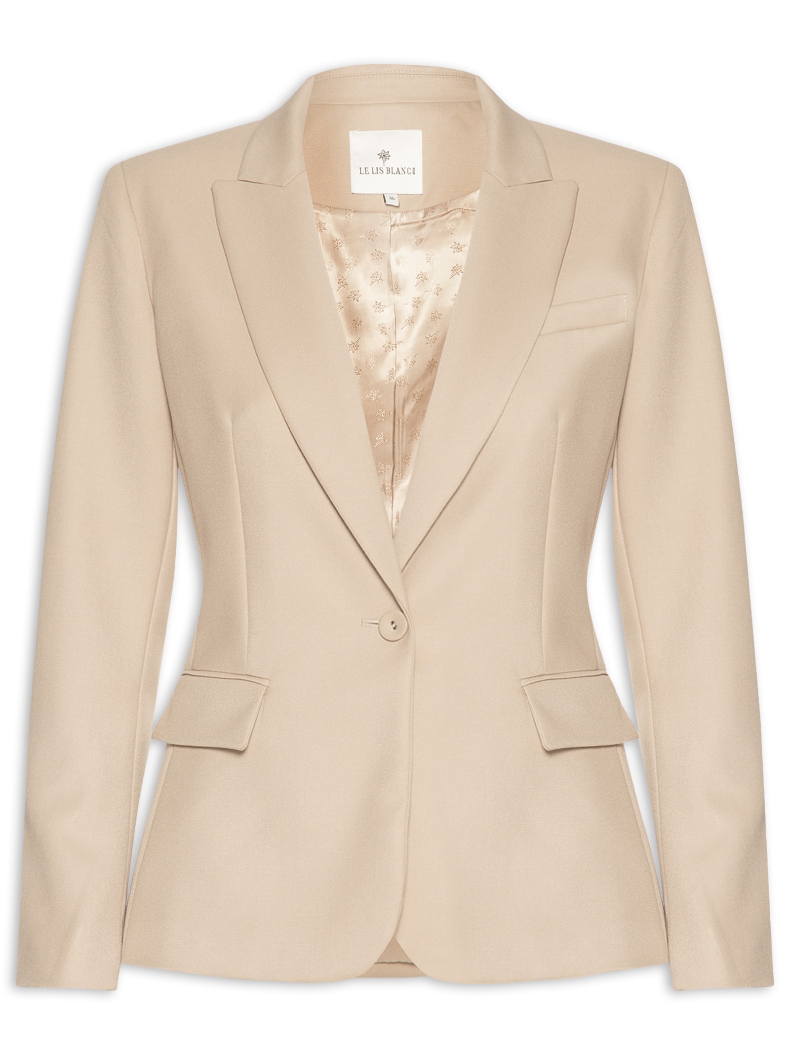 Blazer Feminino Stella Bege Le Lis