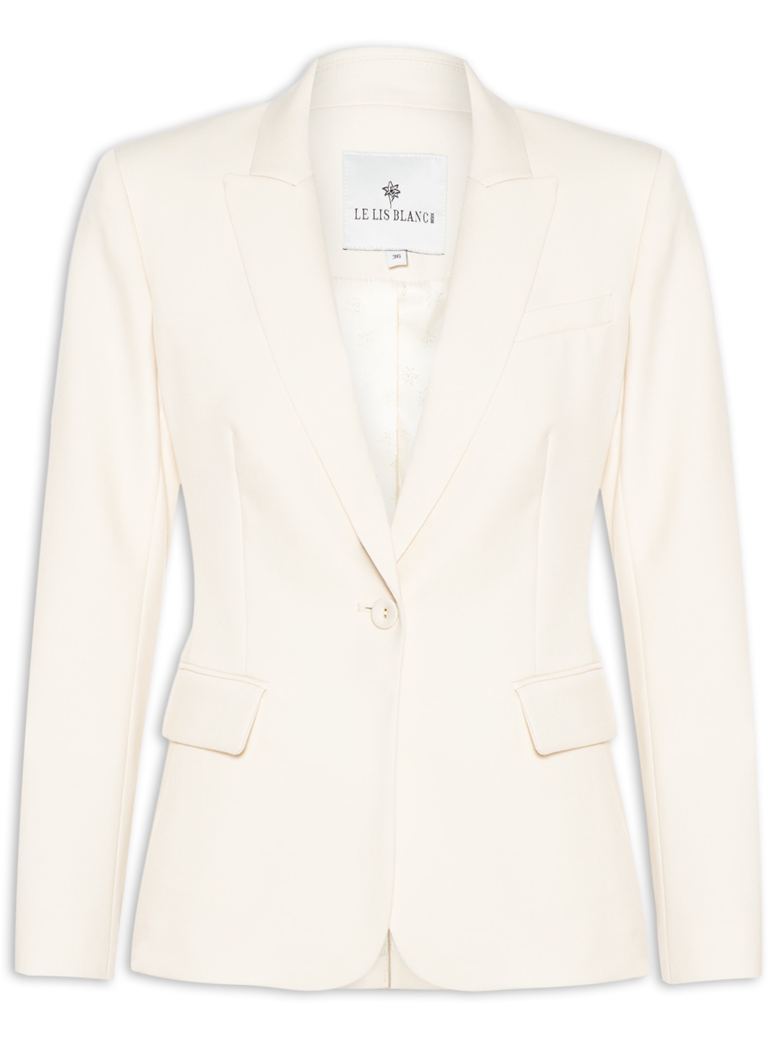 Blazer Feminino Stella Branco Le Lis