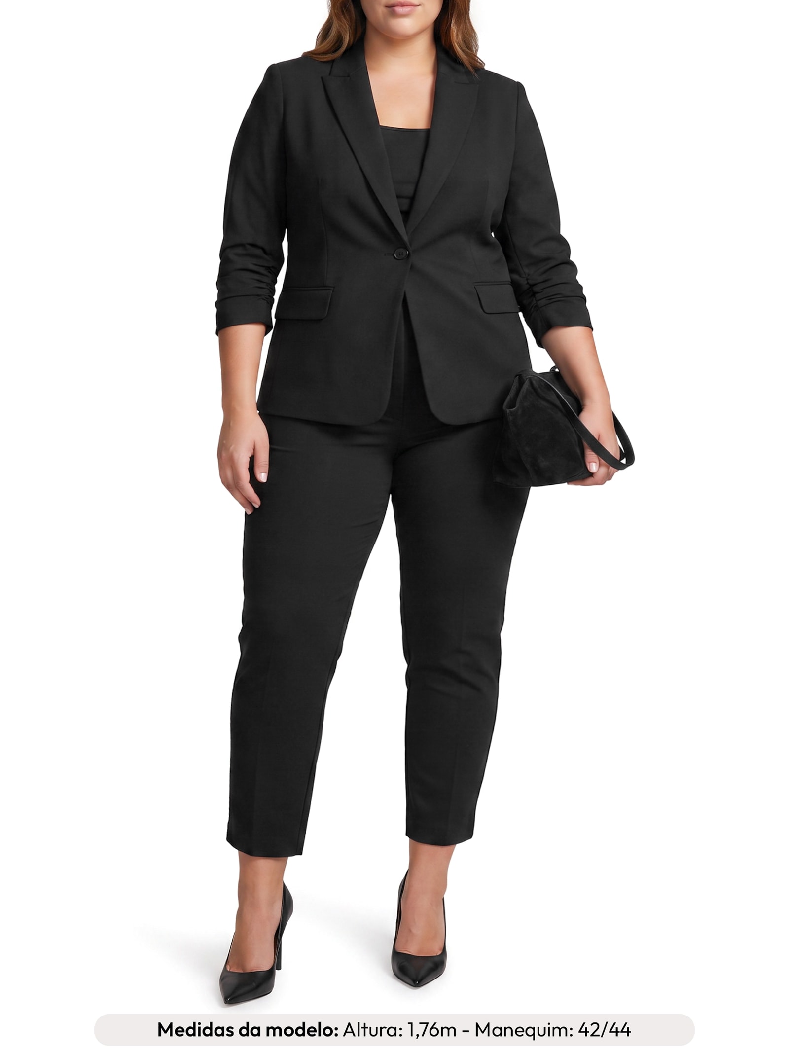 Blazer Feminino Stella Preto Le Lis