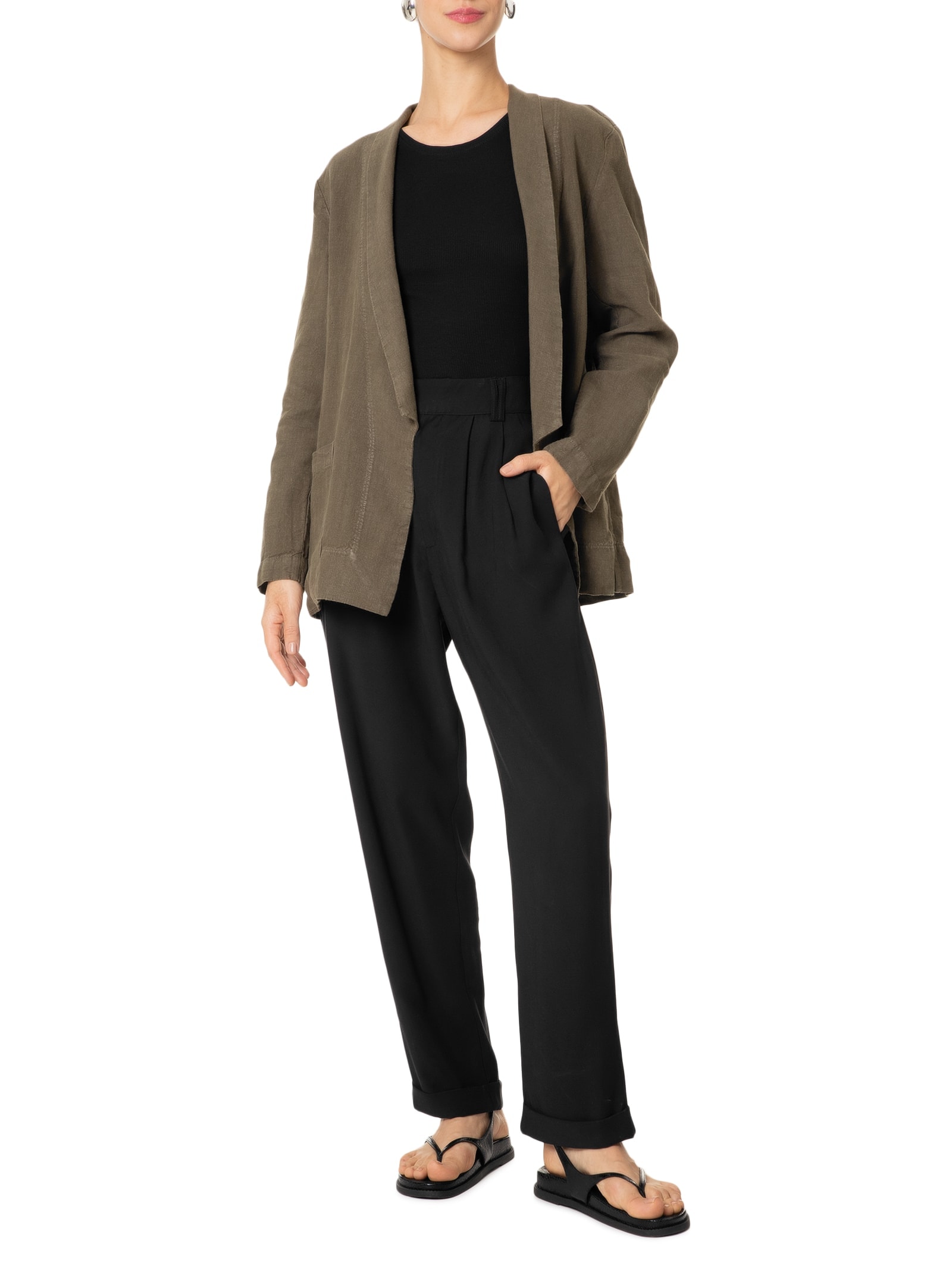 Blazer Feminino Suit Verde Osklen