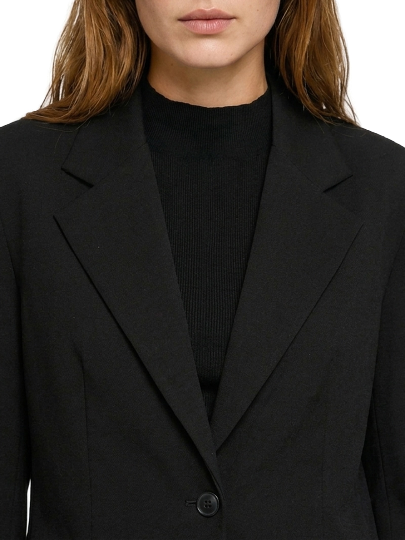 Blazer Feminino Super Oversized Alongado Preto My Favorite