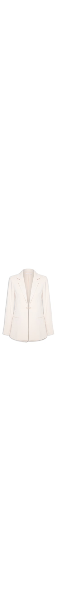 Blazer Feminino Tecido Alfaiataria - Bege