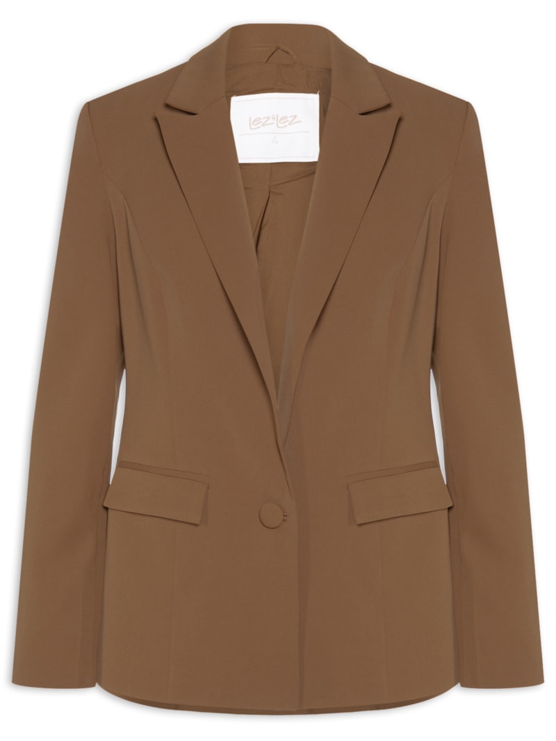 Blazer Tecido Classic – Marrom, Lez a Lez