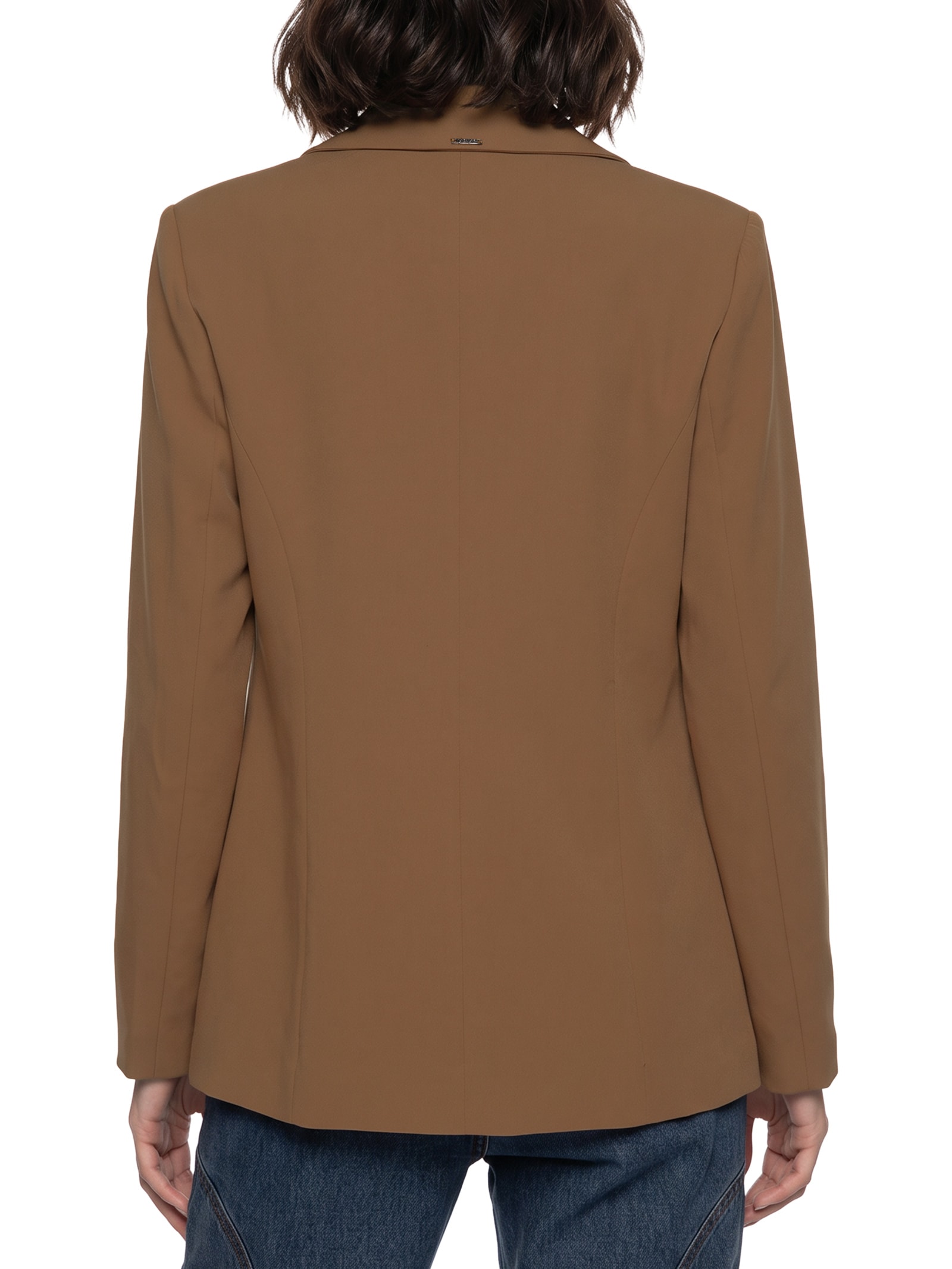 Blazer Feminino Tecido Classic Marrom Lez A Lez