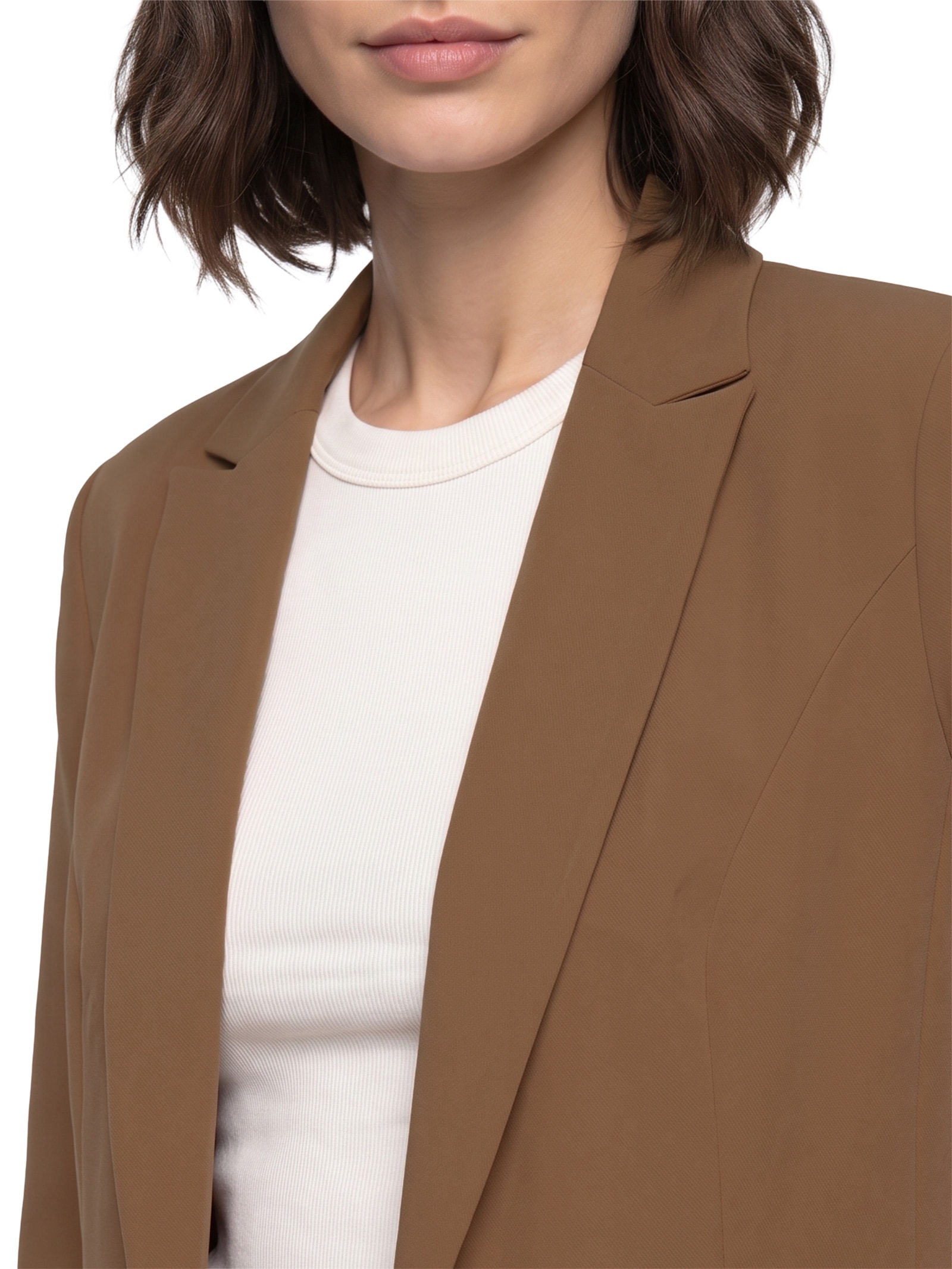 Blazer Feminino Tecido Classic Marrom Lez A Lez
