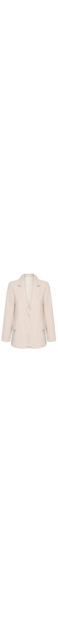 Blazer Feminino Texturizado - Bege