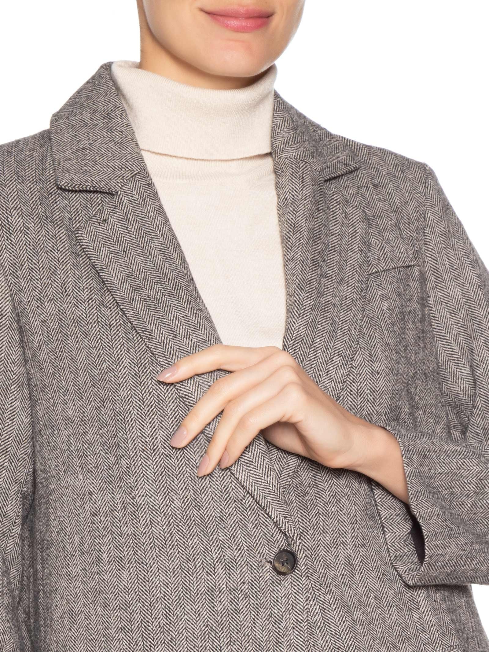 Blazer Feminino Texturizado Cinza Basiq