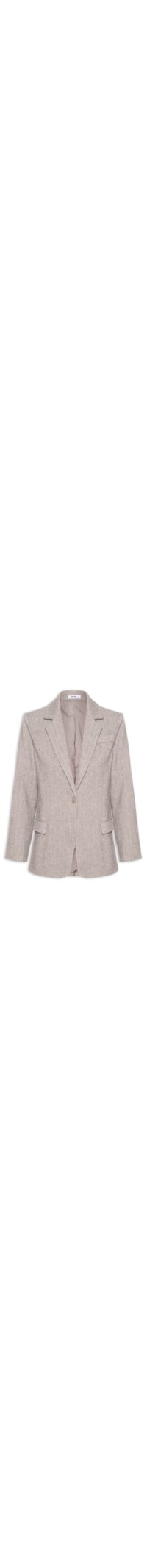 Blazer Feminino Texturizado - Cinza