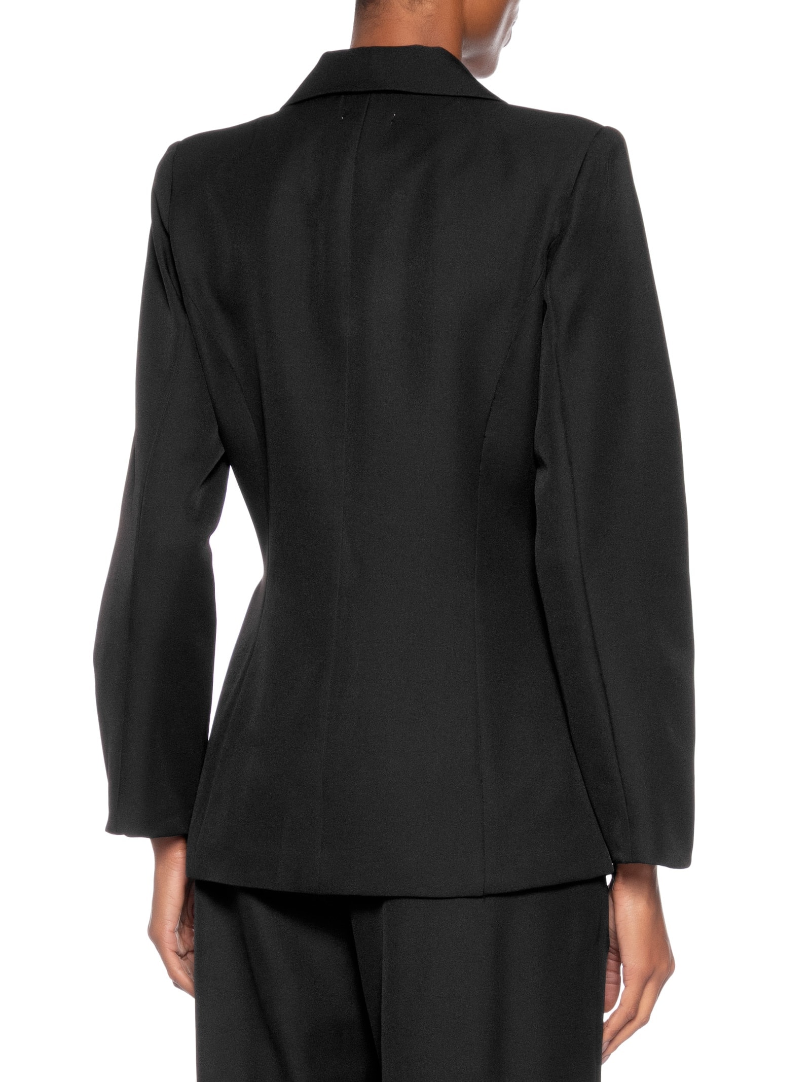 Blazer Feminino Transpassado Preto Basiq