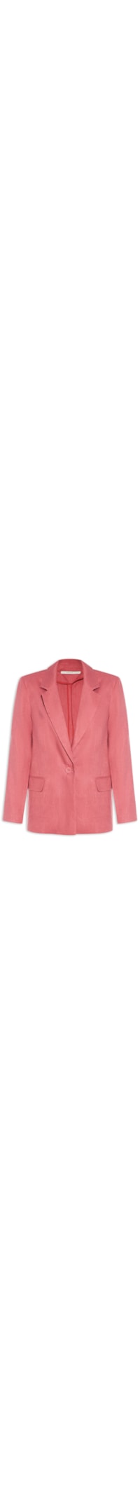 Blazer Feminino Transpassado - Rosa