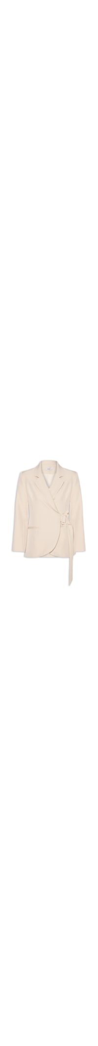 Blazer Feminino Transpassado – Bege