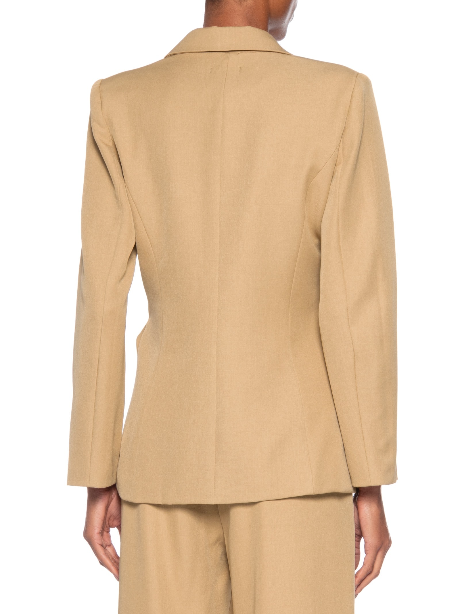 Blazer Feminino Transpassado – Bege Basiq