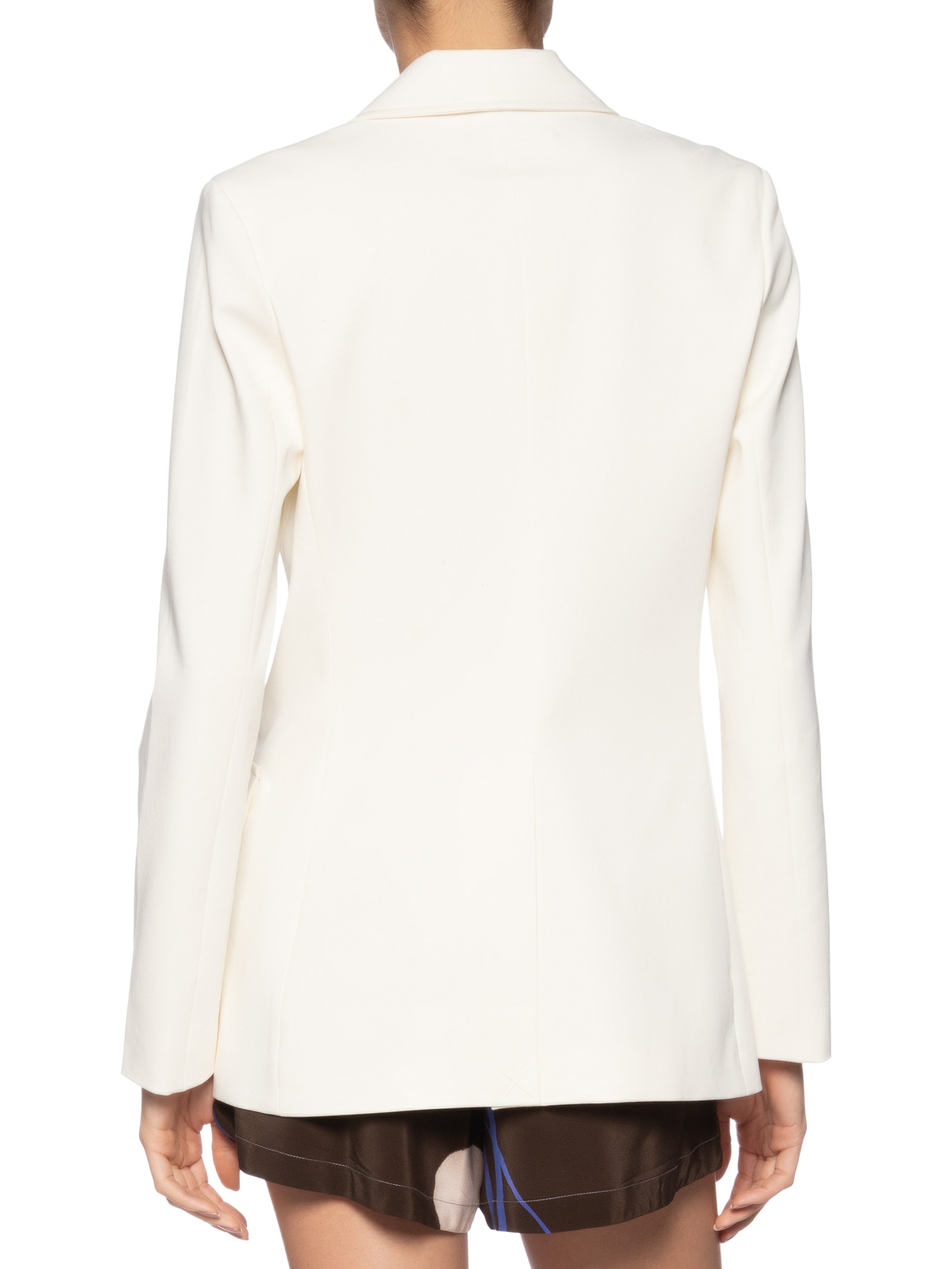 Blazer Feminino Uno Branco Animale