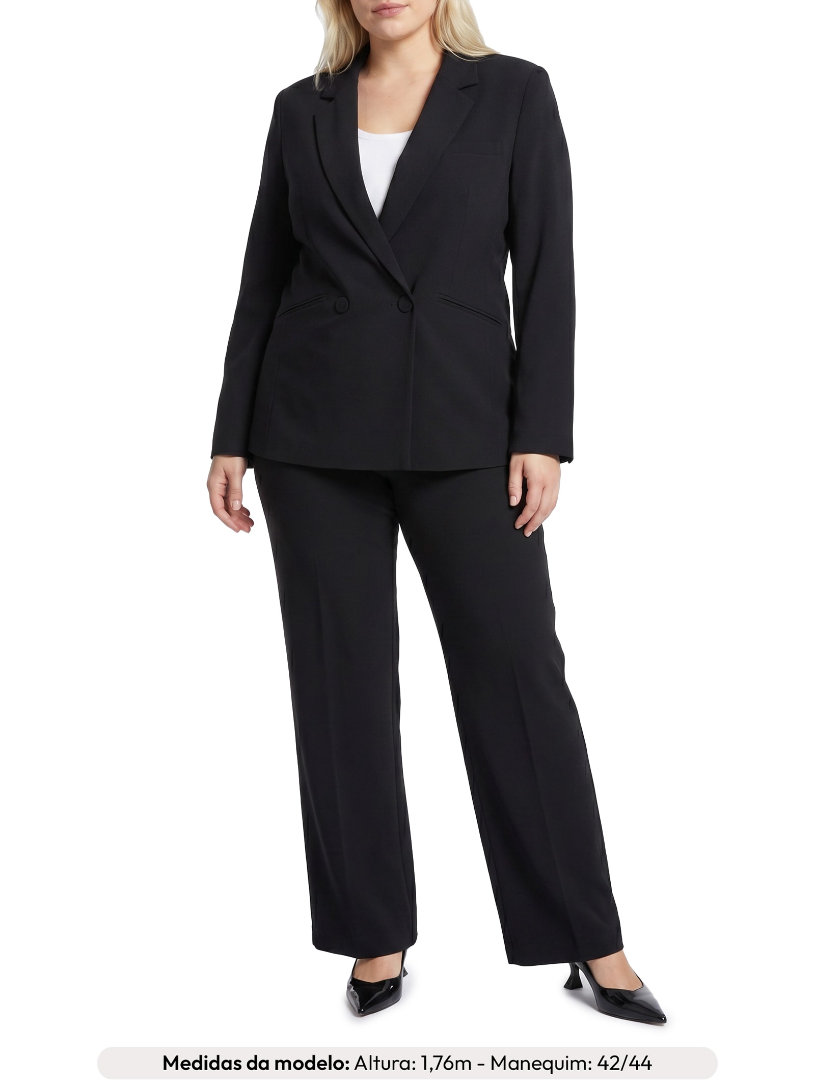 Blazer Feminino Vany Preto Le Lis