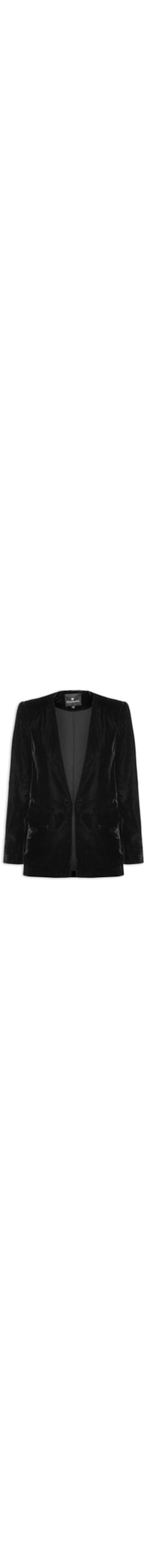 Blazer Feminino Veludo Haley - Preto