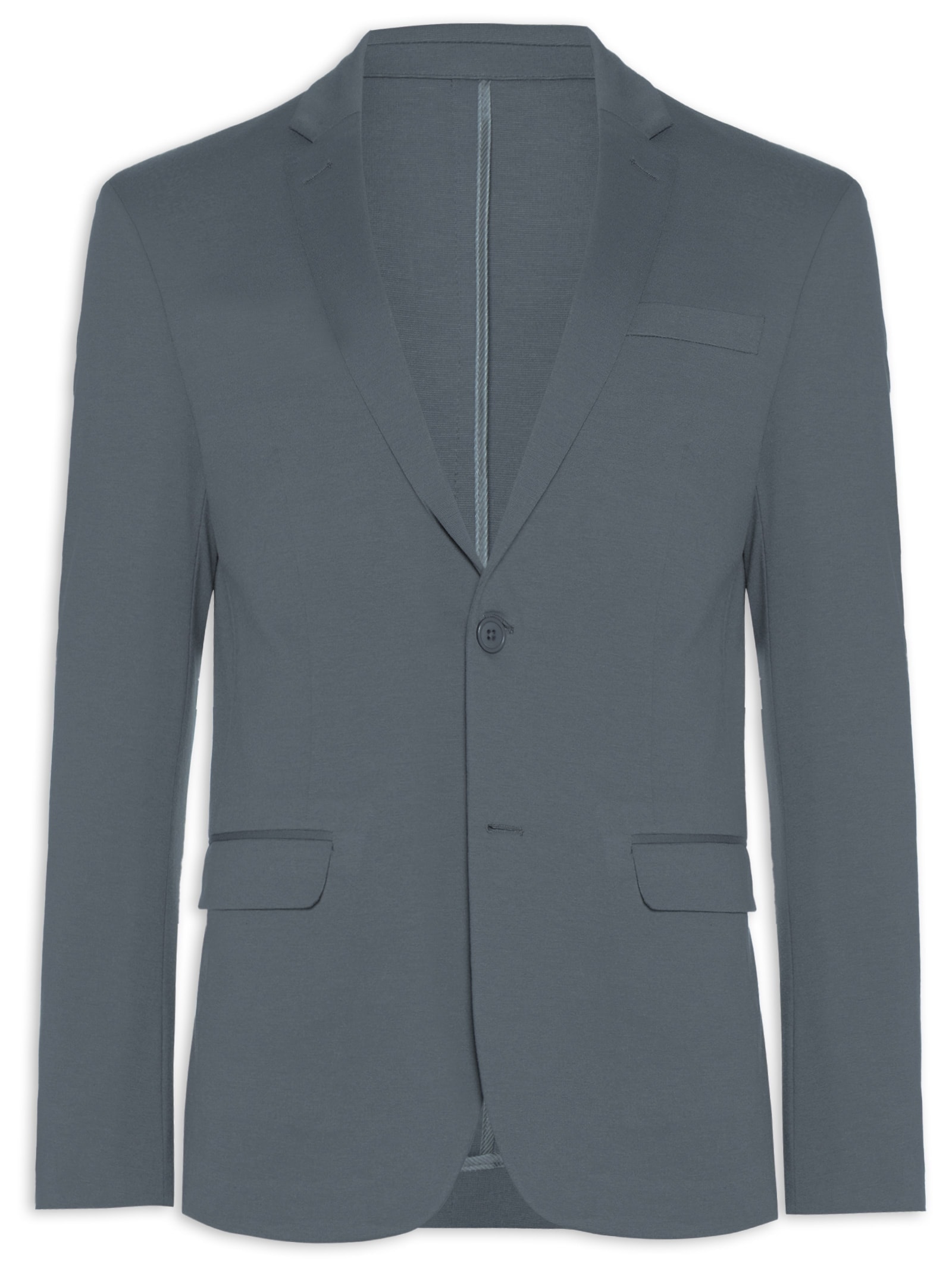 Blazer Masculino Alfaiataria Tech Soft Movement Cinza '2 Essential