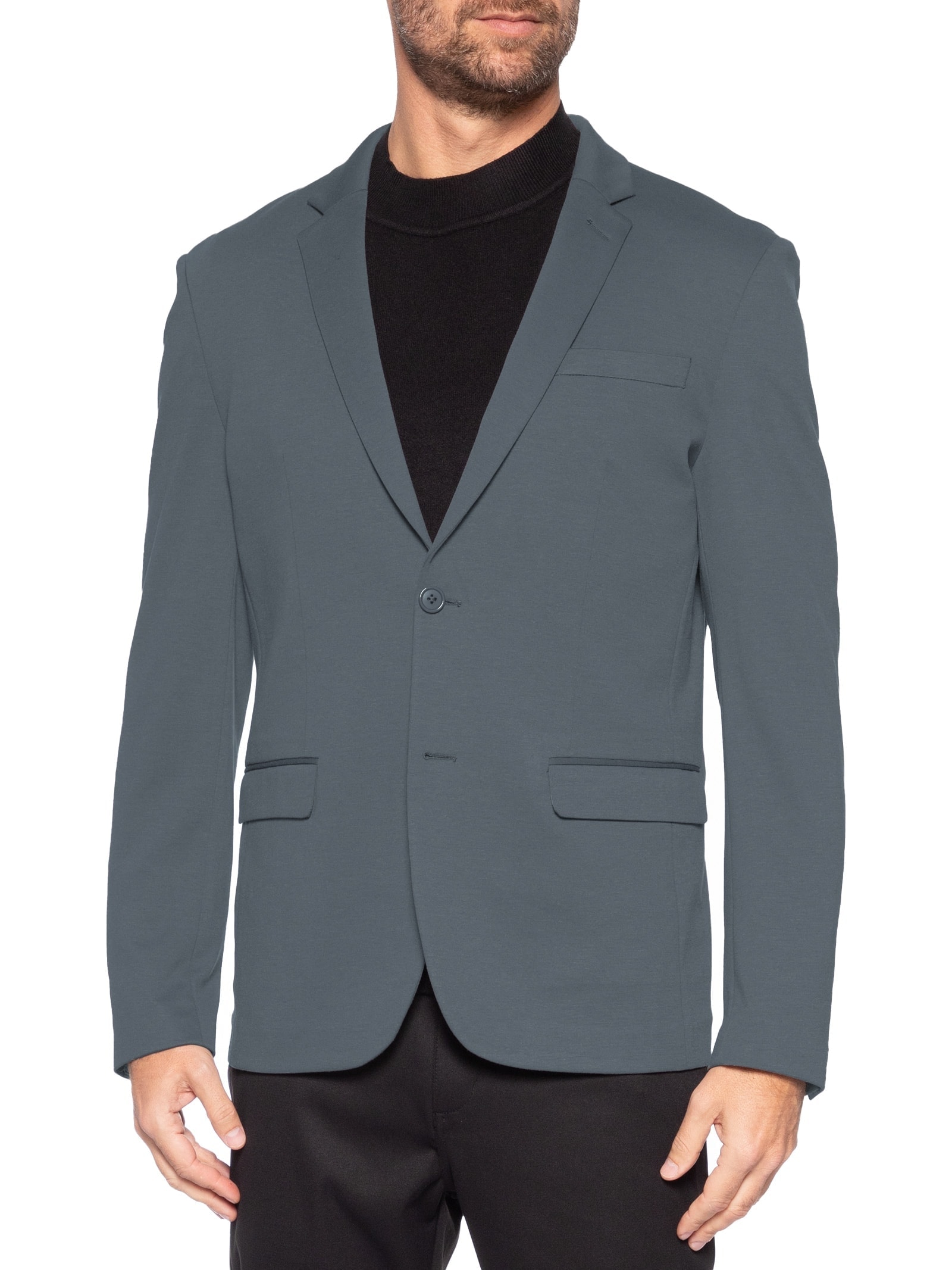 Blazer Masculino Alfaiataria Tech Soft Movement Cinza '2 Essential
