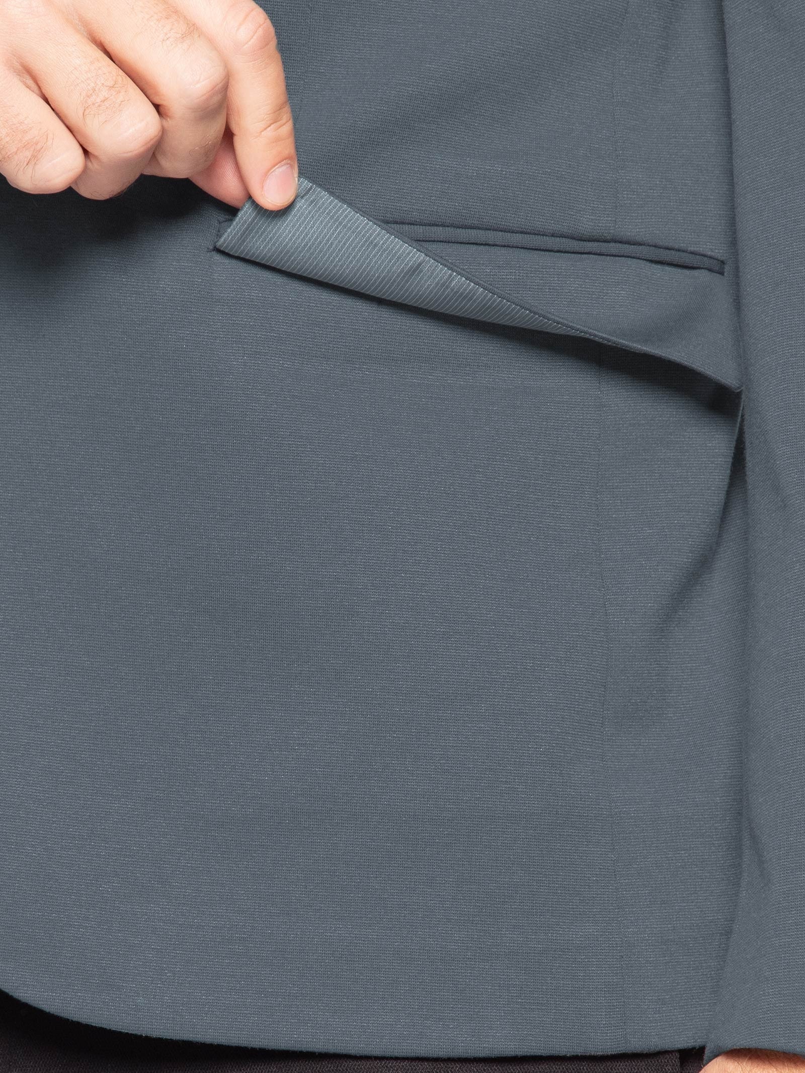 Blazer Masculino Alfaiataria Tech Soft Movement Cinza '2 Essential