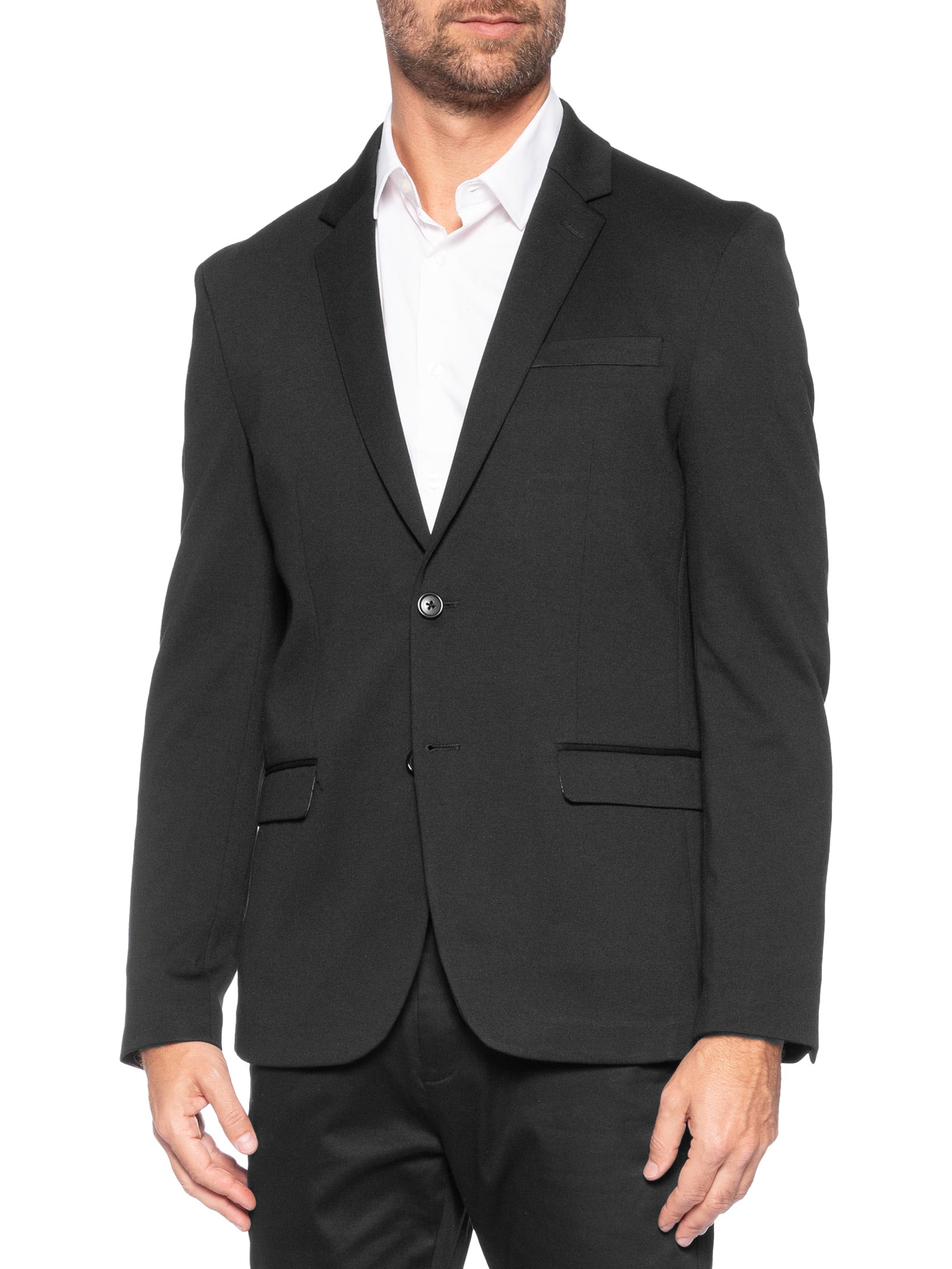 Blazer Masculino Alfaiataria Tech Soft Movement Preto '2 Essential