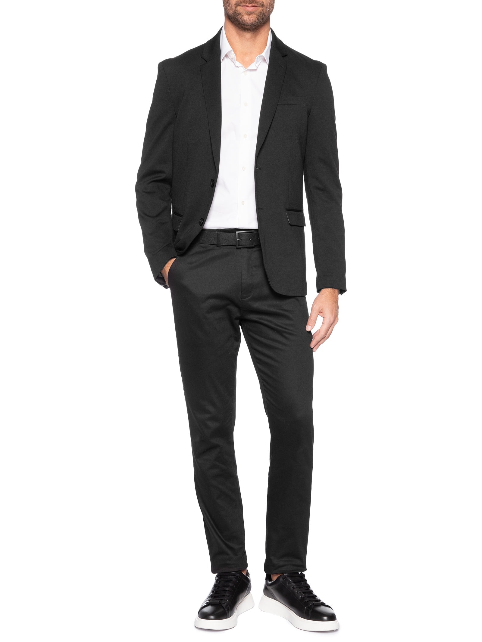 Blazer Masculino Alfaiataria Tech Soft Movement Preto '2 Essential