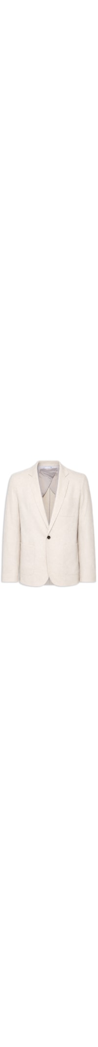 Blazer Masculino Em Blend Linho - Bege