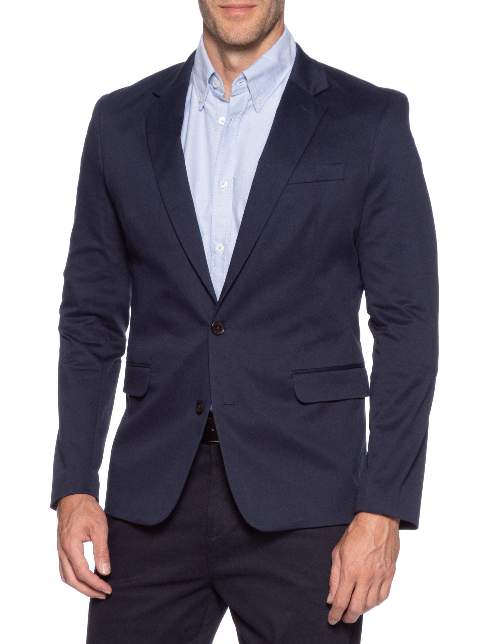 Blazer Masculino Essentials Extreme Slim Azul Calvin Klein - White Label