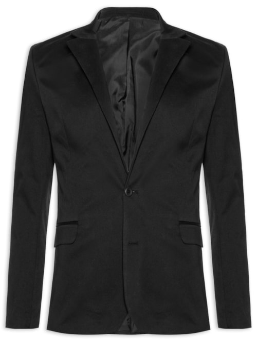 Blazer Masculino Essentials Extreme Slim – Preto