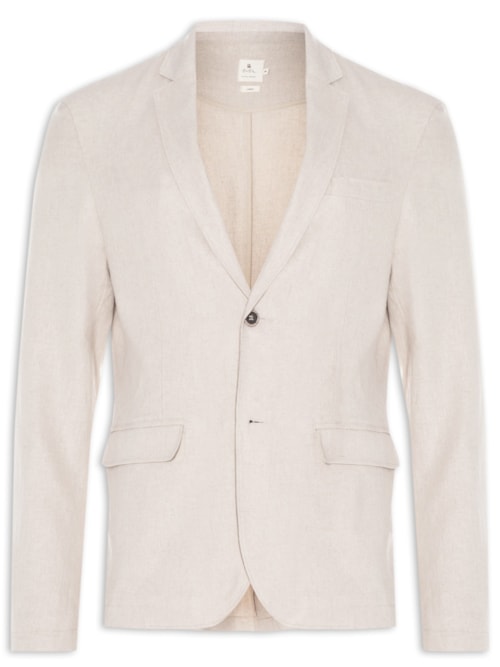 Blazer Masculino Linho Clássico - Bege