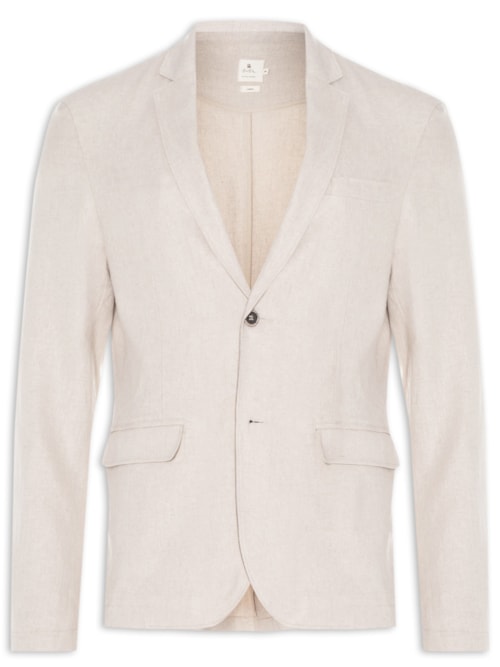 Blazer Masculino Linho Clássico – Bege