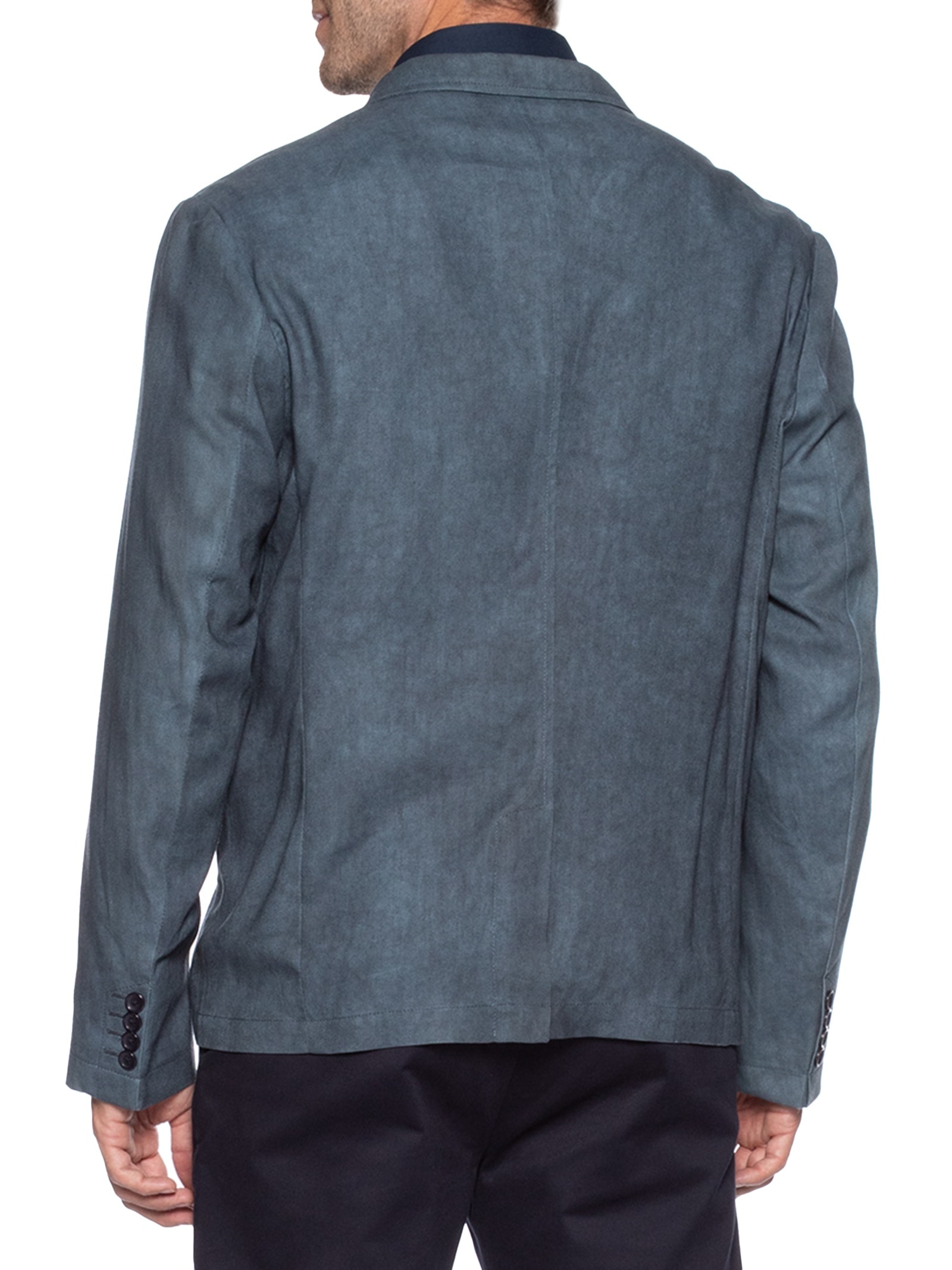 Blazer Masculino Linho Portugal Azul Foxton