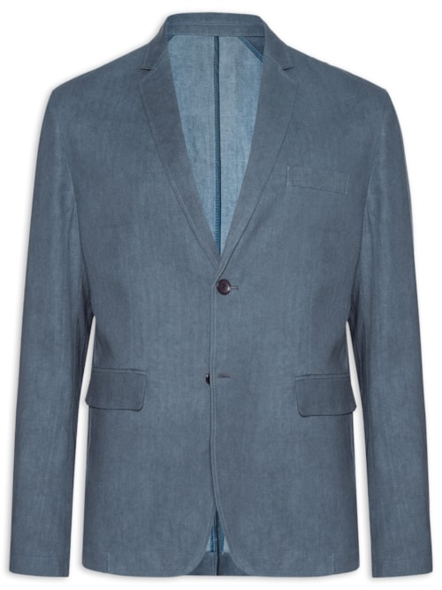 Blazer Masculino Linho Portugal - Azul