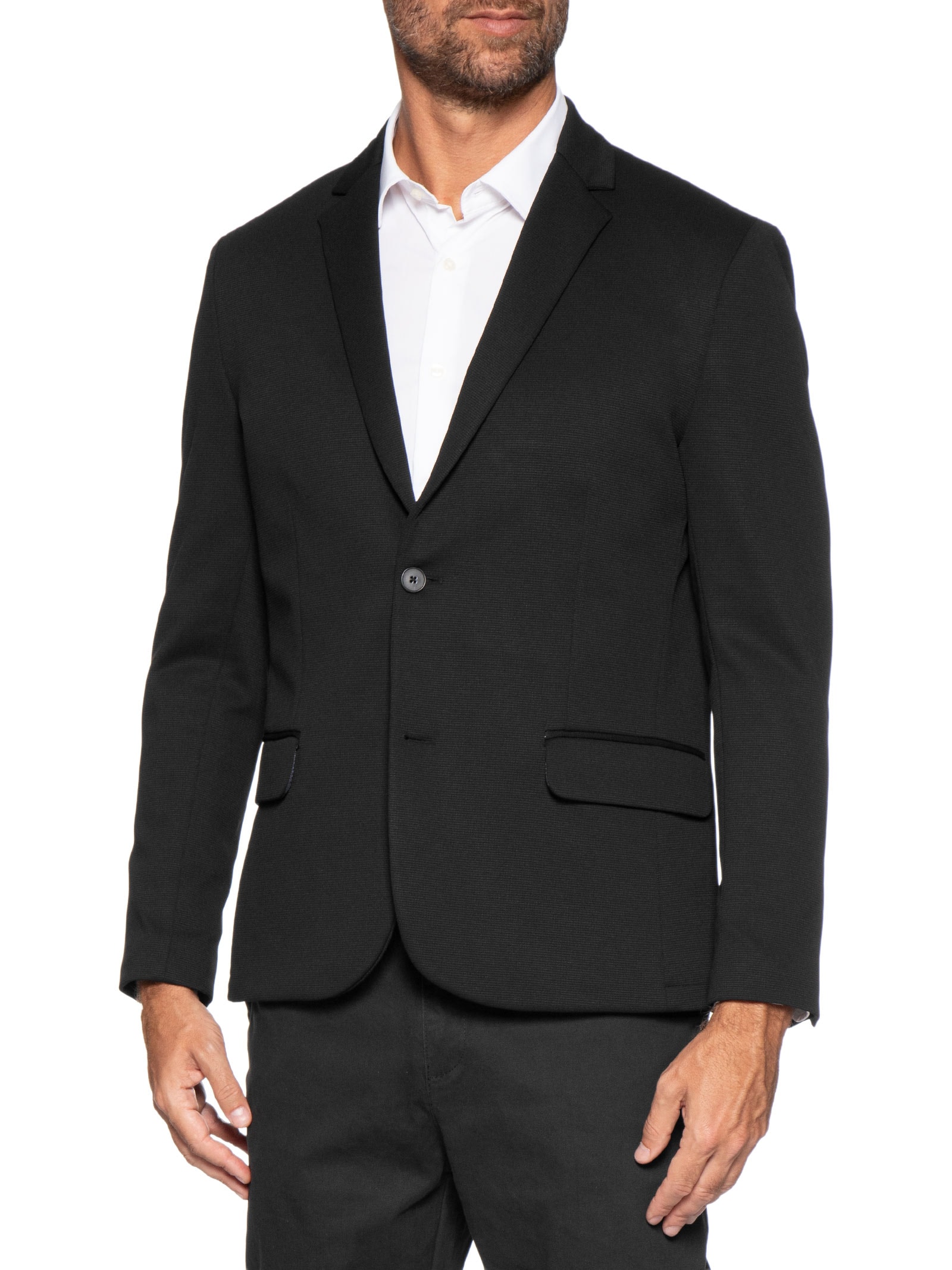 Blazer Masculino Malha Power Preto Sergio K
