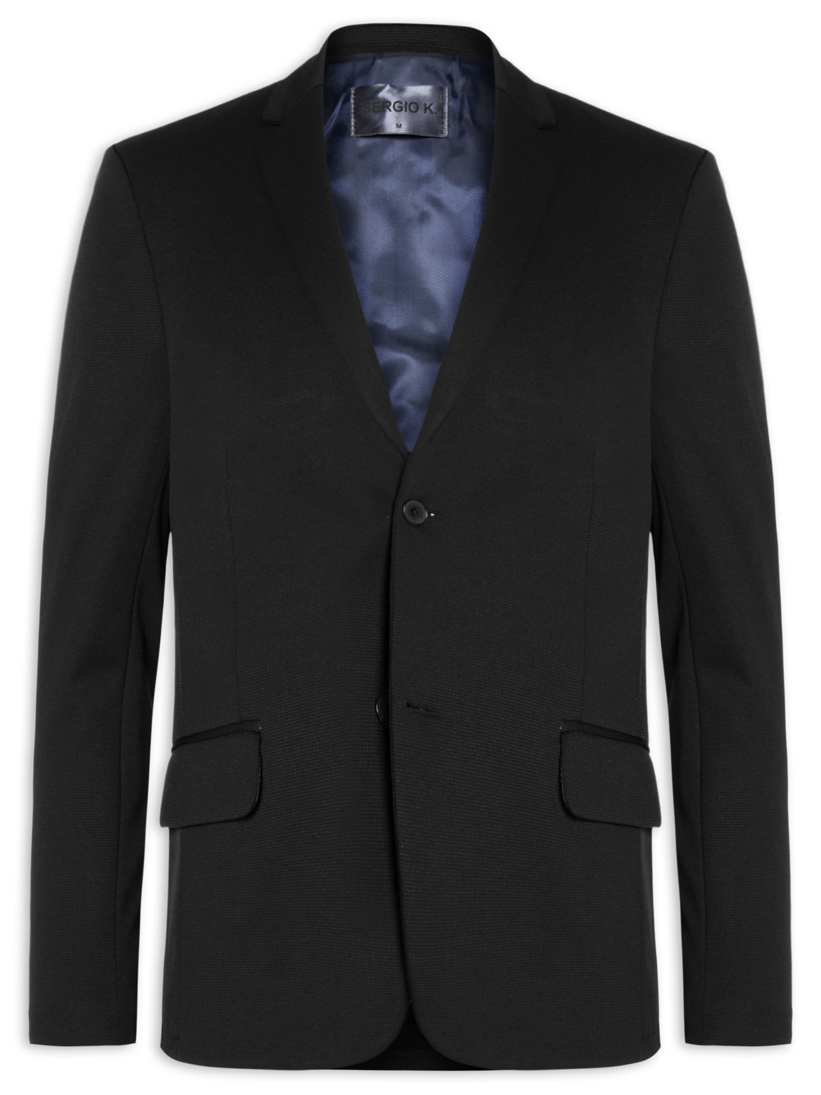 Blazer Masculino Malha Power – Preto Sergio K