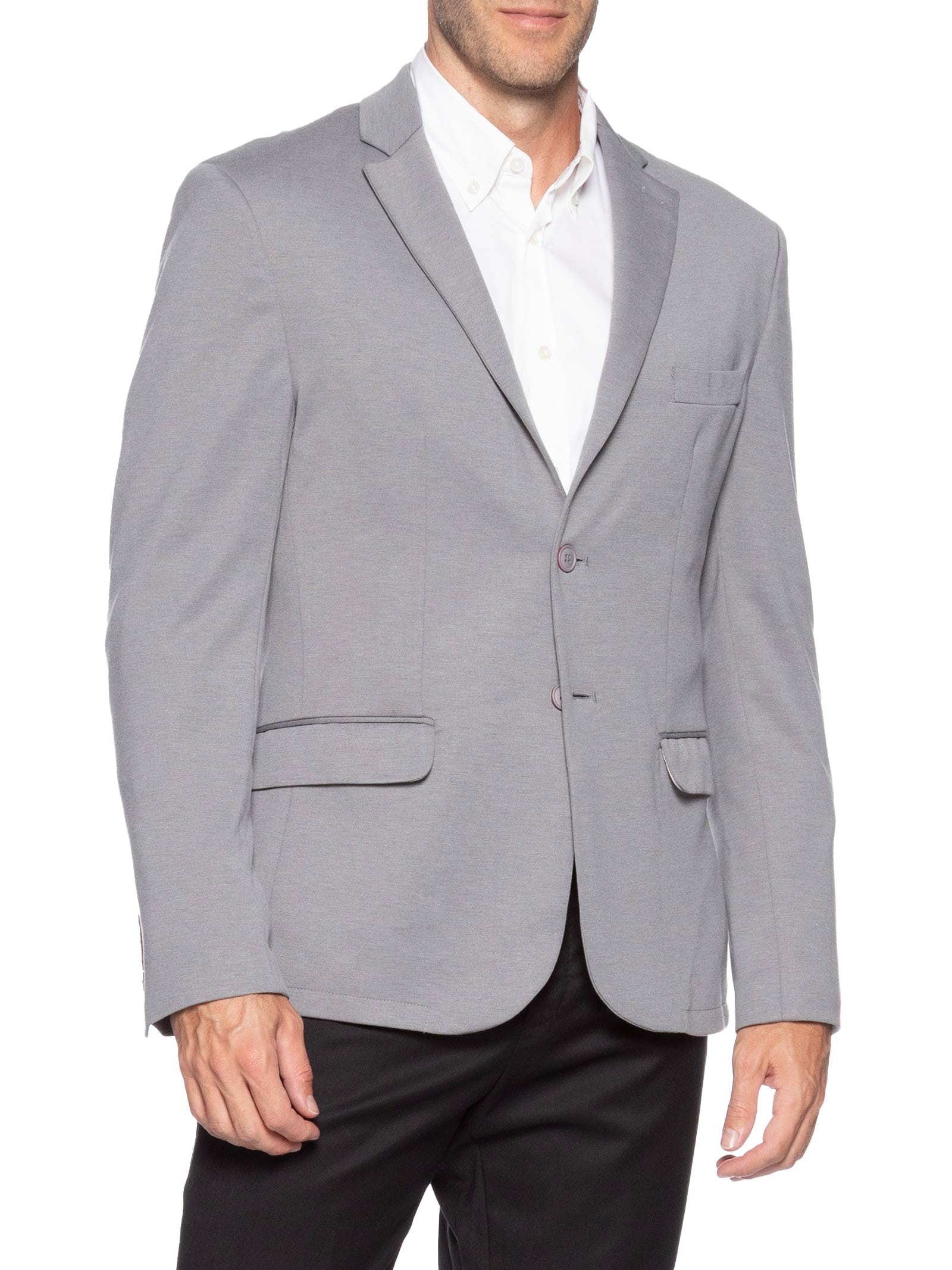 Blazer Masculino Moletom Cidade Cinza Foxton