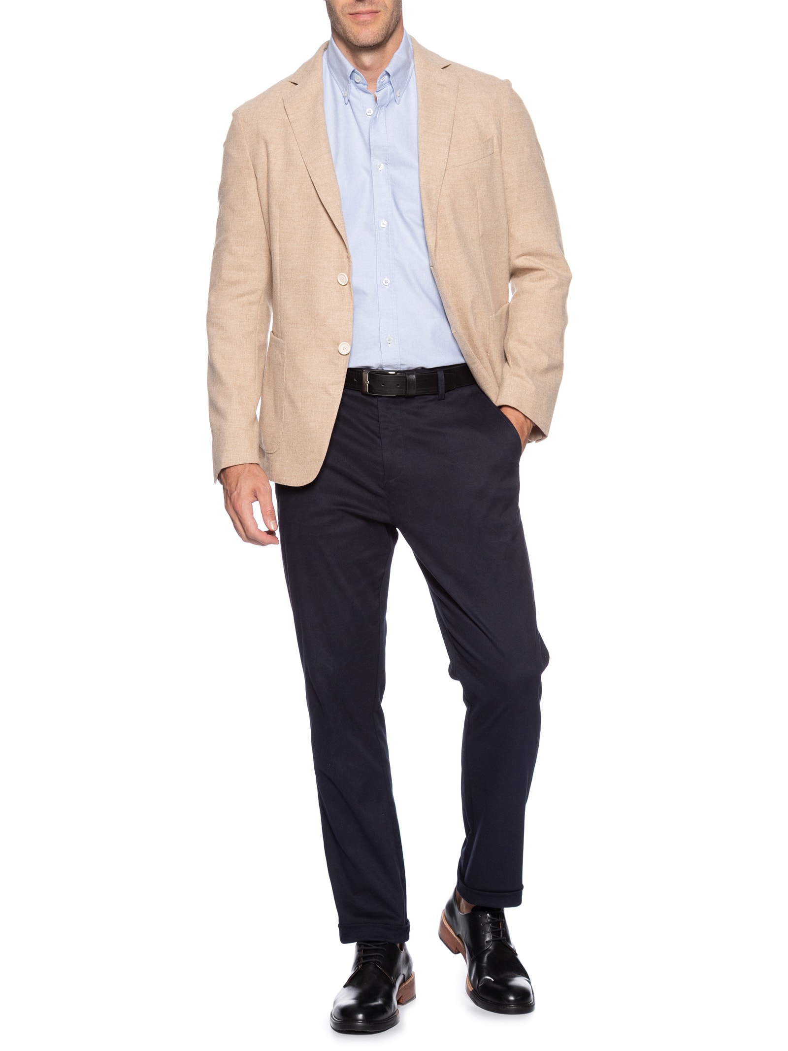 Blazer Masculino P Hanry Bege Boss
