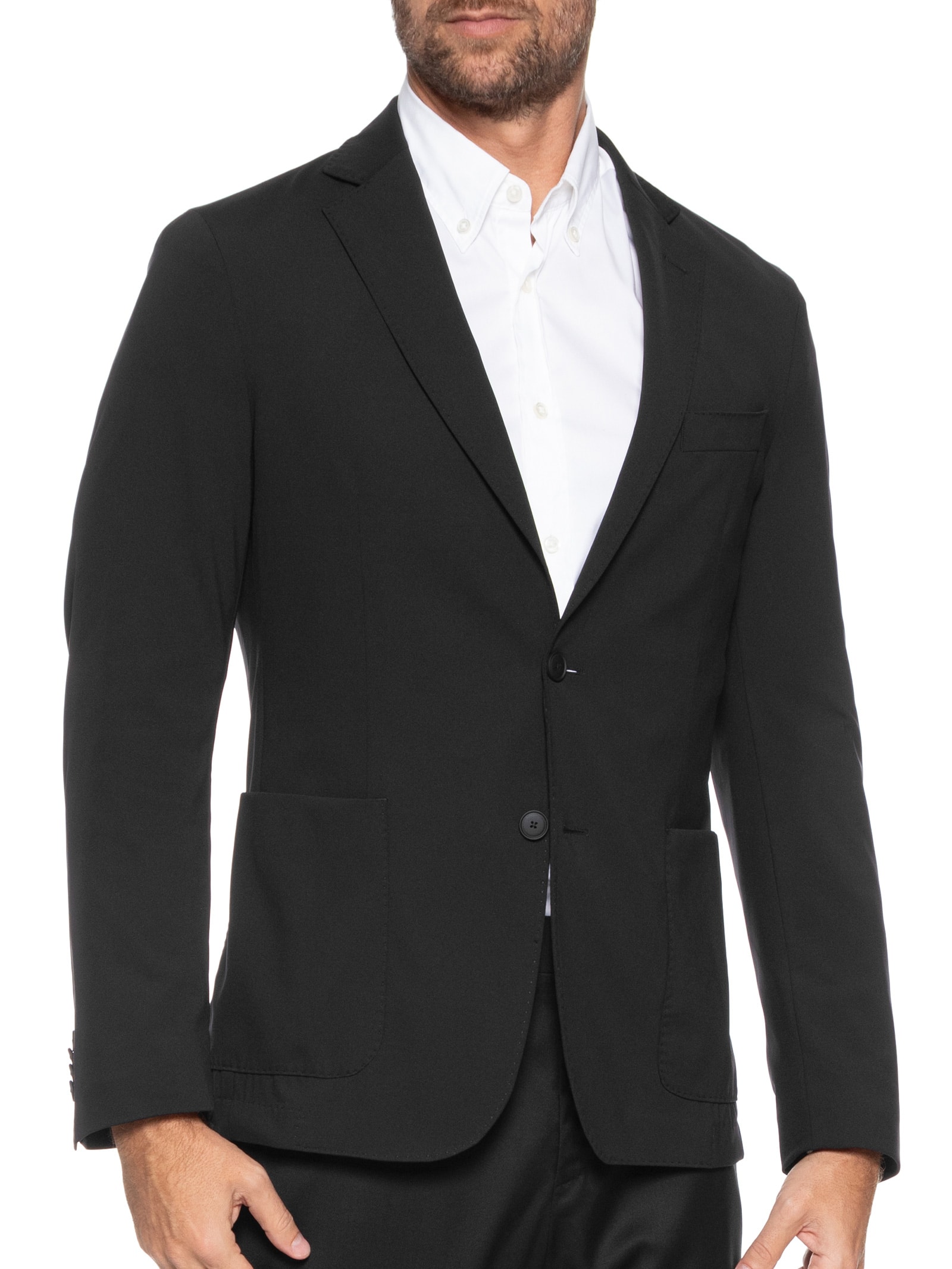 Blazer Masculino P Hanry J Wg Preto Boss