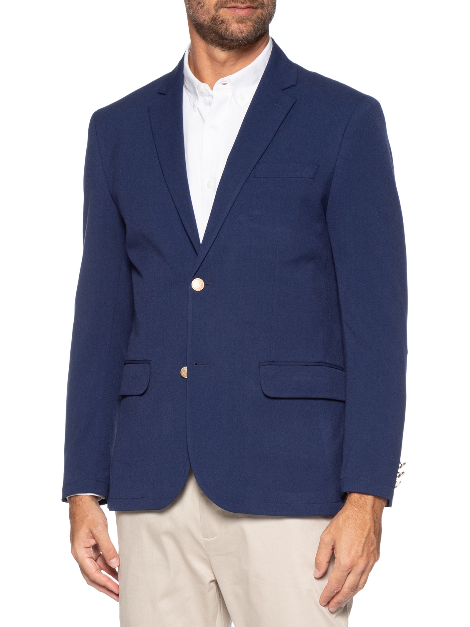 Blazer Masculino Royal Navy Azul Sergio K