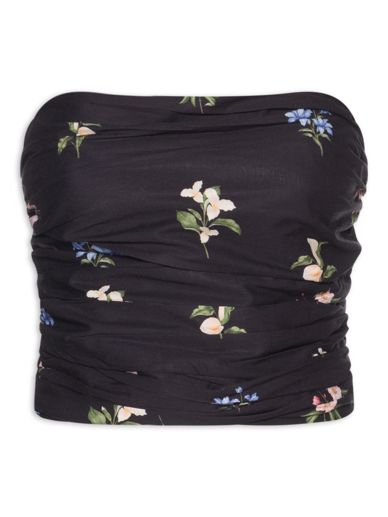 Blusa Água De Flor Preto Farm