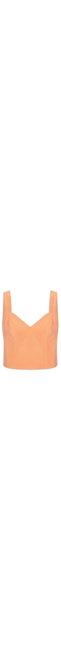 Blusa Alça Cropped - Laranja