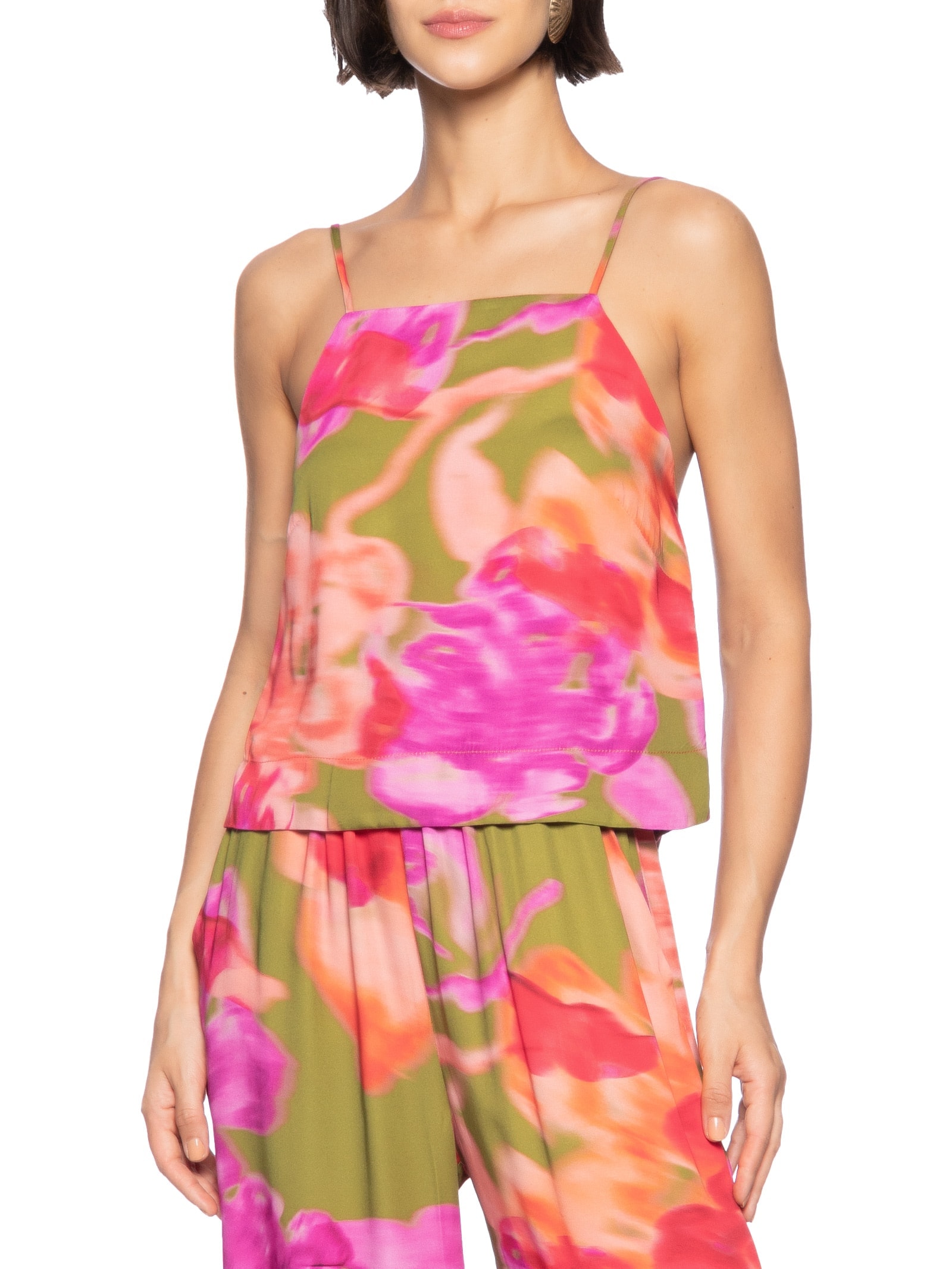 Blusa Alcinha Est Brisa Rosa Cantão