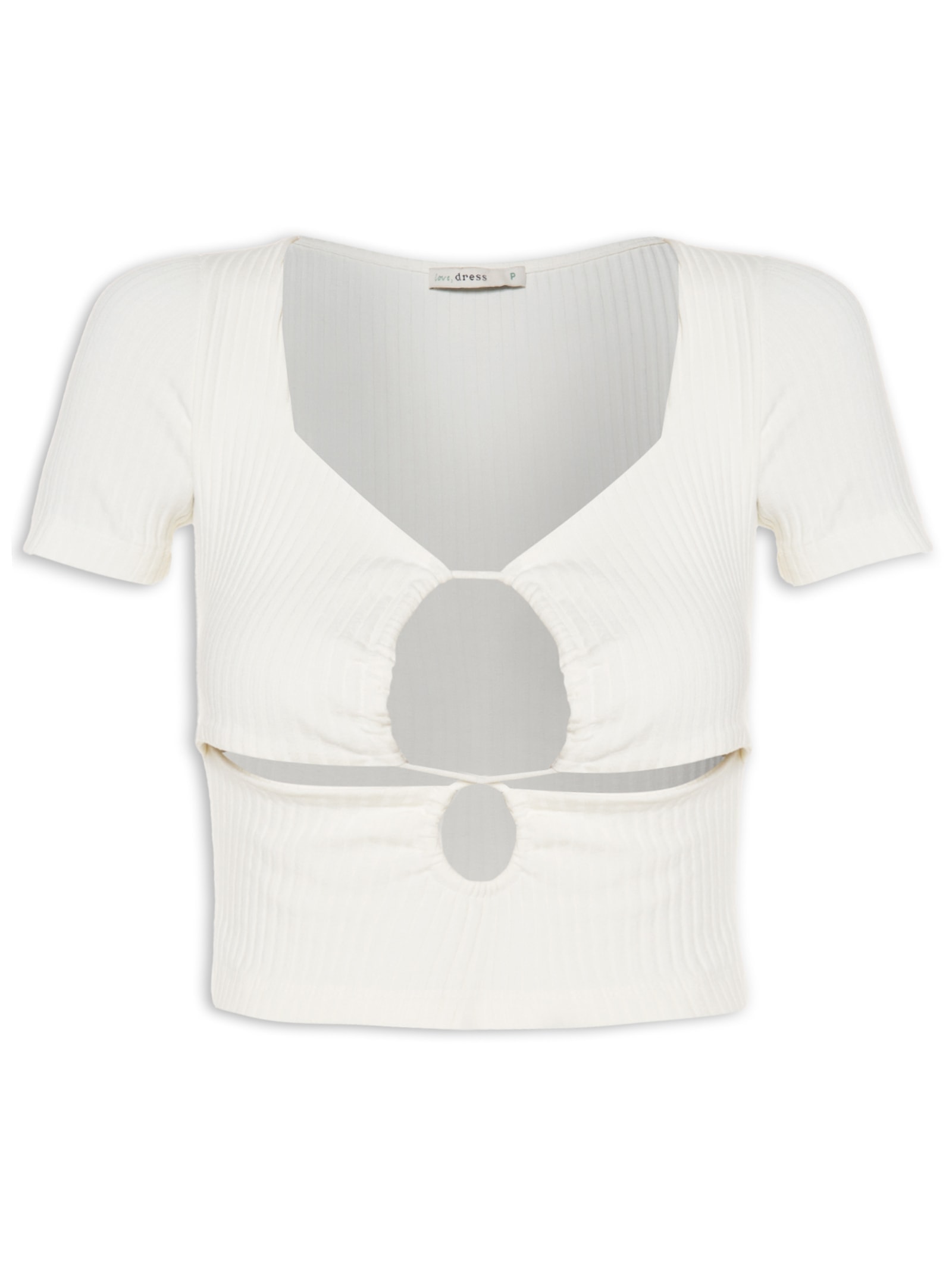 BLUSA CANELADA FRENTE FRANZIDA Dress To