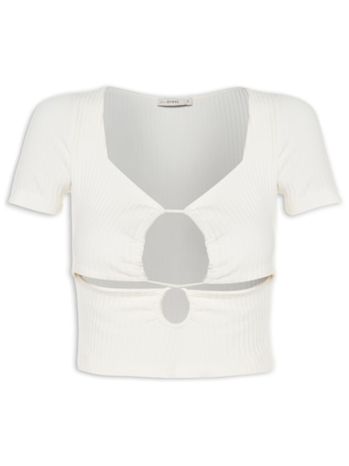 BLUSA CANELADA FRENTE FRANZIDA