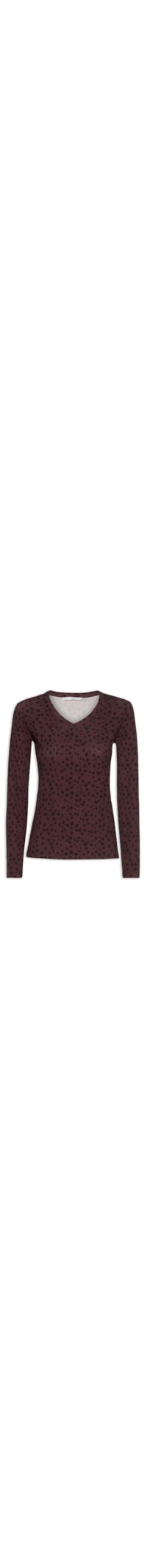 Blusa Canelado Sevilha – Marrom