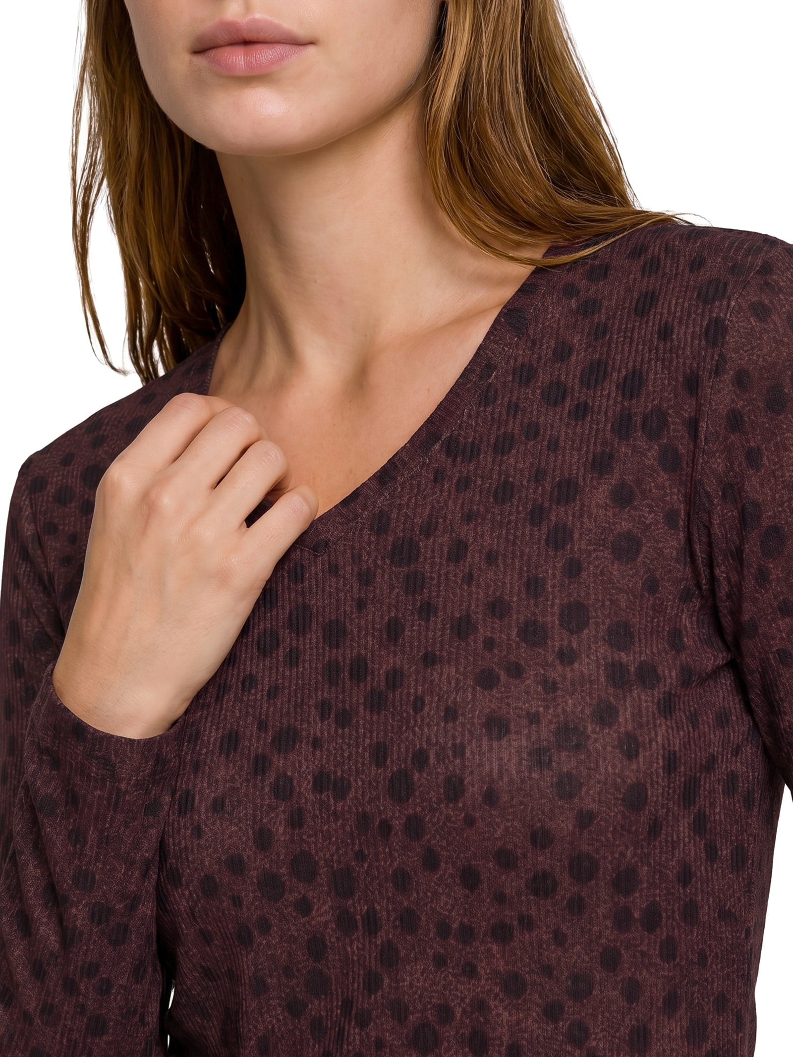 Blusa Canelado Sevilha – Marrom Lez A Lez