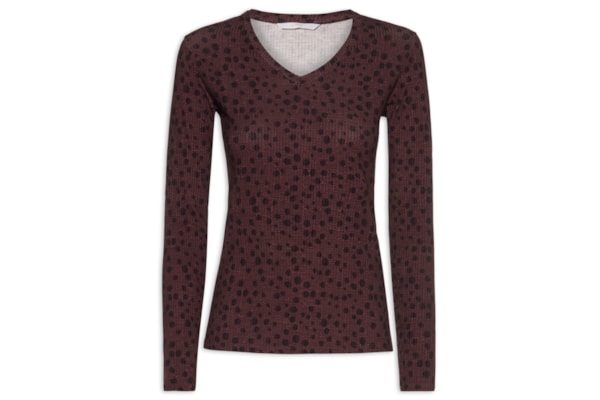 Blusa Canelado Sevilha – Marrom