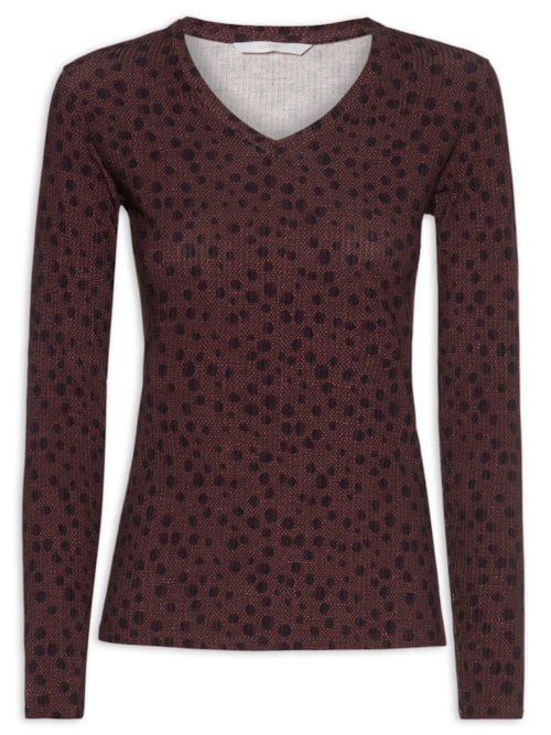 Blusa Canelado Sevilha – Marrom