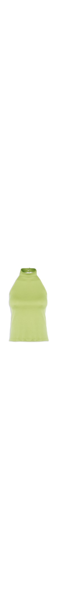 Blusa Cavada Com Gola - Verde