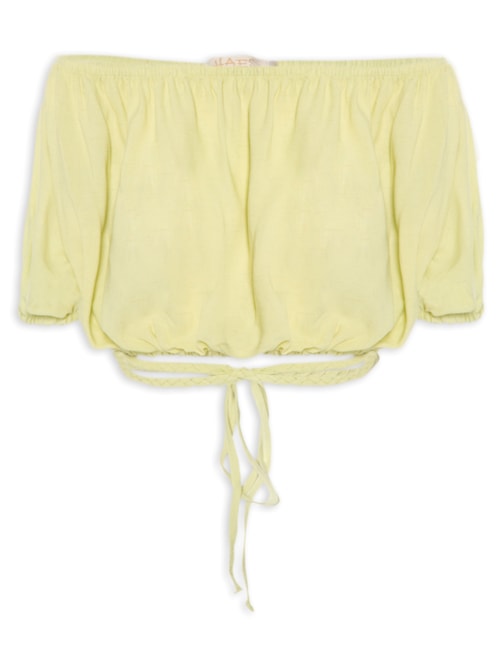 Blusa Ciganinha Amarração Orla – Verde
